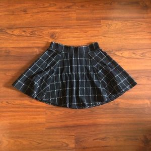 Plaid skater skirt